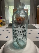 POTEAU BOTTLING WORKS POTEAU, OKLA. HUTCHINSON BOTTLE