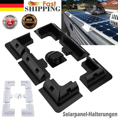 Solar Modul Panel Montage Halterung Halter Befestigung Dach Wohnmobil Boot Set
