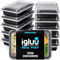 Meal Prep Boxen LebensmittelbehäLter Luftdicht Mikrowelle Gefrierfach 828Ml 10Er