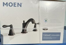MOEN Caldwell WS84440BRB Two-Handle Widespread Bathroom Faucet in Mediterranean