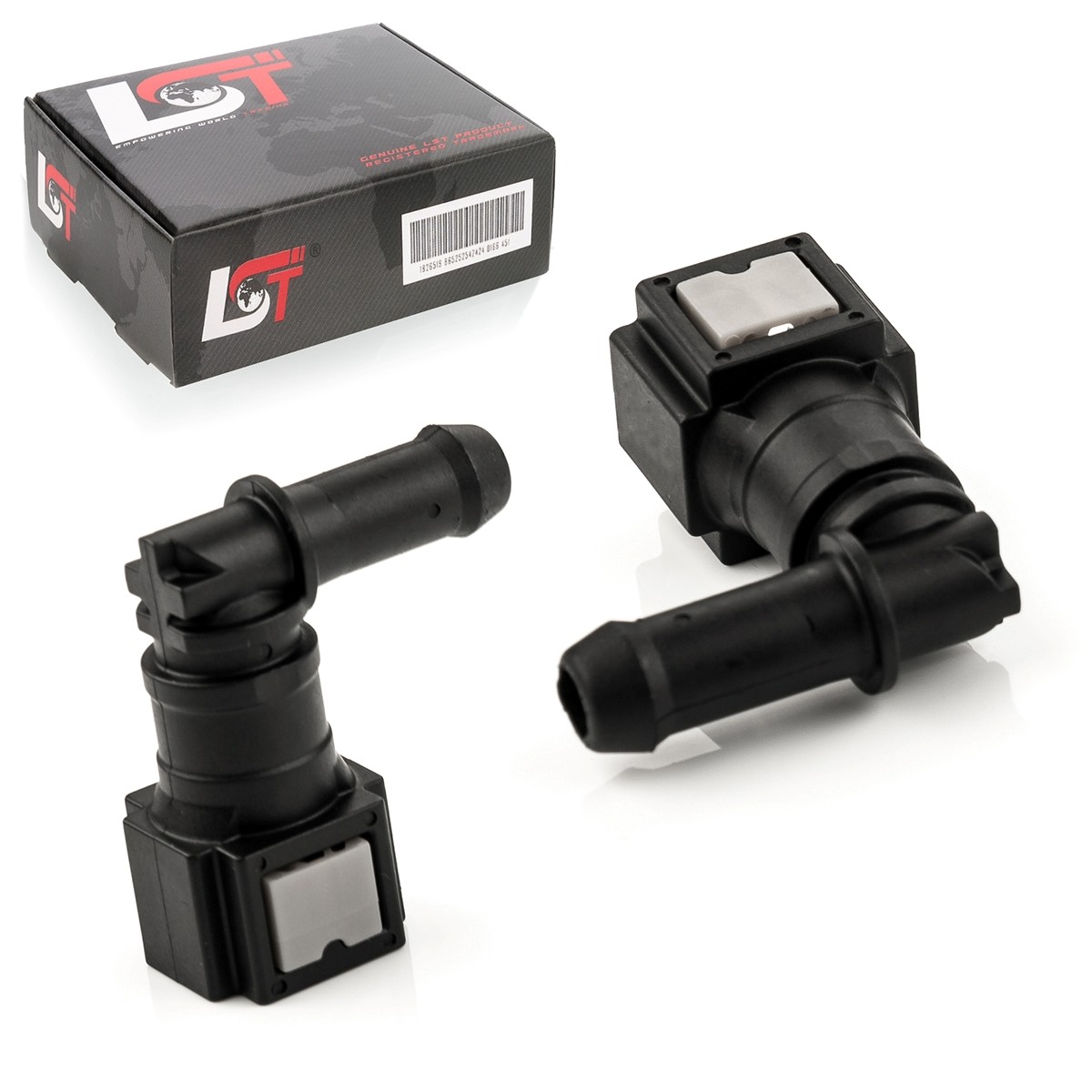 2x Quick Release Fuel Line Coupling L-Piece 6.3x8mm for PORSCHE