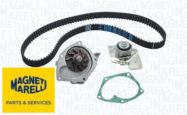 Magneti Marelli 341404900001 Wasserpumpe + Zahnriemensatz Zahnriemensatz-image