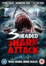 3 THREE HEADED SHARK ATTACK DVD Christopher Ray Rob Van Dam New Sealed UK R2