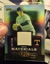 2006 Upper Deck Epic - Materials Nolan Ryan #EM-NR1 Dark Purple /145 (MEM)