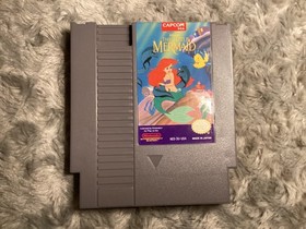 Mint condition cartridge Disney&rsquo;s The Little Mermaid NES - with box no manual
