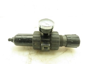 Parker 06E34B18AC Inline Pneumatic Air Filter Regulator 1/2" NPT 250 PSI