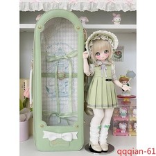 Bow-knot Shoulder Messenger Bag Backpack For 1/6 BJD Doll PU Carry Case Handbag