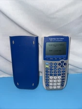 Texas Instruments TI-84 Plus Silver Edition Blue w/Cover (WORKS) NO CABLE
