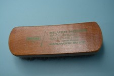 Vintage Empire Silver Horse Hair Shoe Brush