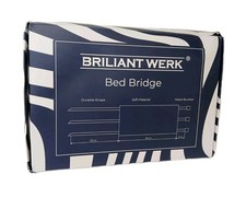 Briliant Werk Puente Cama Colchones Conector Doble a King Convertidor Correa Antideslizante