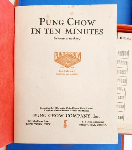 1923 Pung Chow Early Mah Jong Tile Game Complete Antique Educator Set BRDGMS - Picture 3 of 9