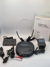 Sony Discman CD Player D-242CK ESP, Mega Bass, AVLS Car Kit Tested, READ.