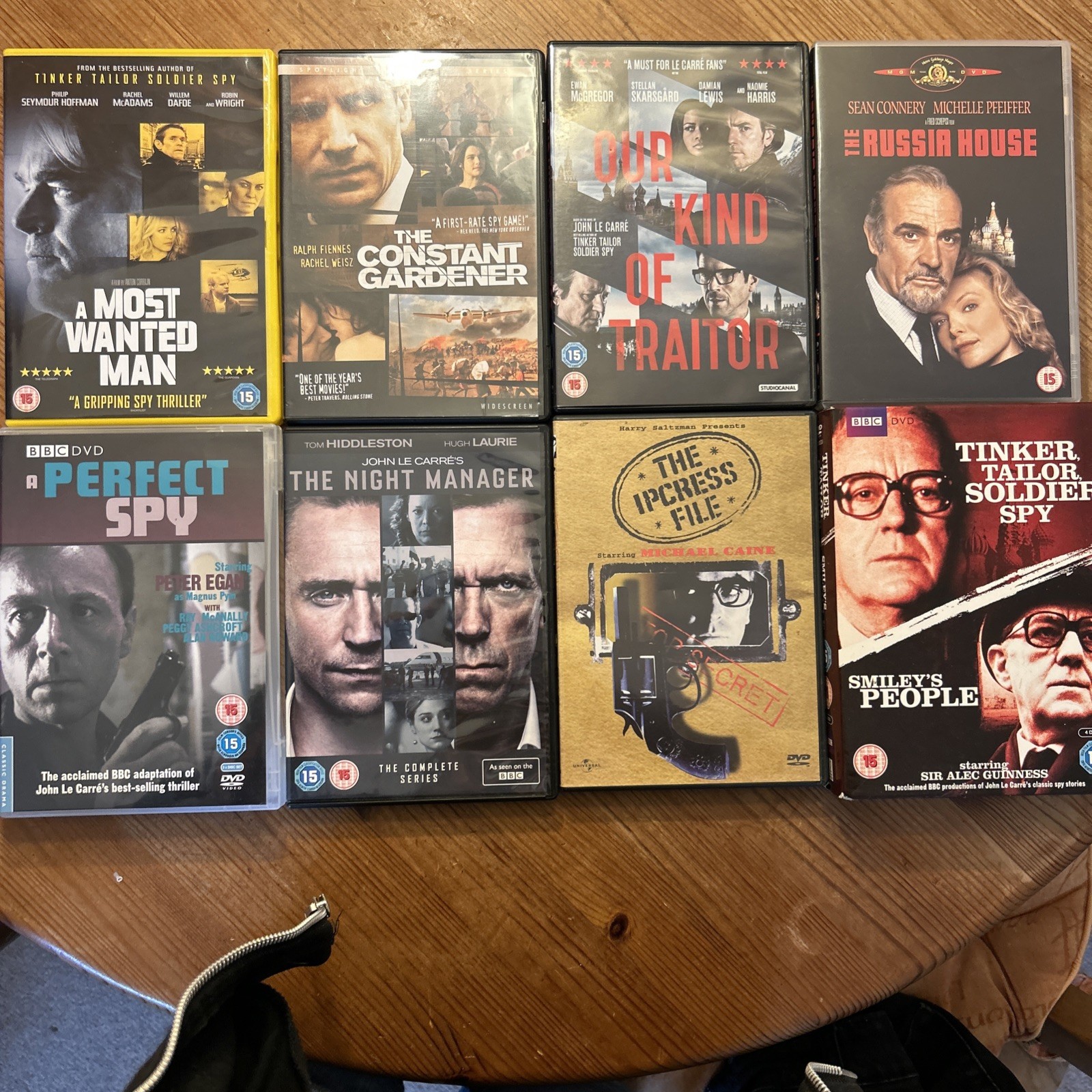 John Le Carre Dvd Bundle 9 Movies - ipcress File/Russia House/Night Manager +6