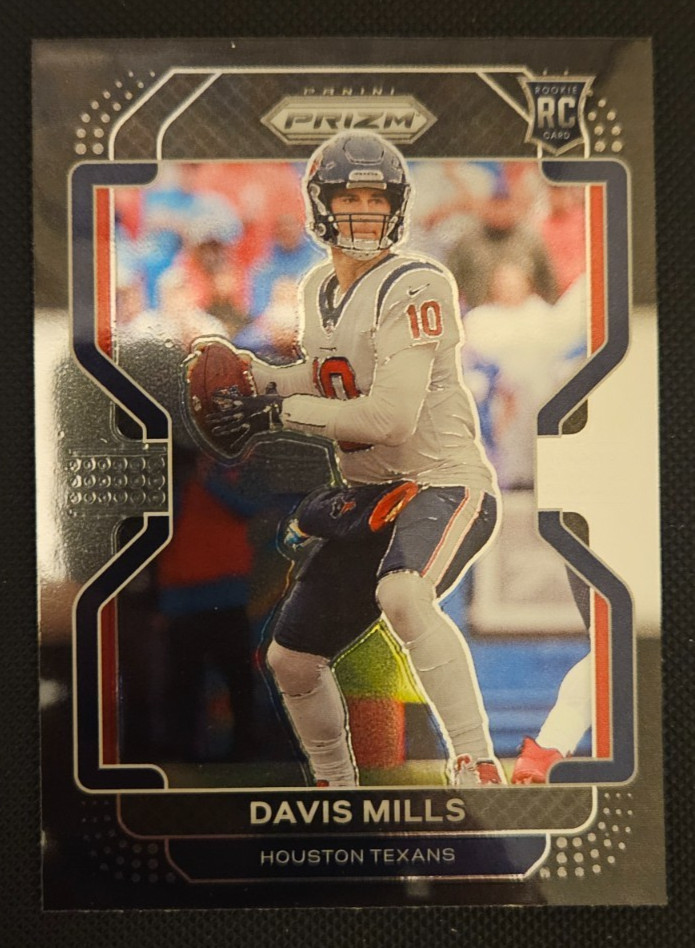 2021 Panini Chronicles Prizm Black #PB-15 Davis Mills RC!