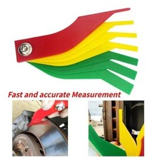 METAL CAR VAN BRAKE PAD THICKNESS DEPTH MEASURING GAUGE HAND TOOL GUIDE PRE MOT