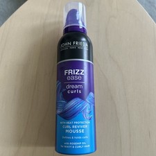 Image of John Frieda Frizz Ease Dream Curls Reviver Mousse Heat Protection 200ml wavy