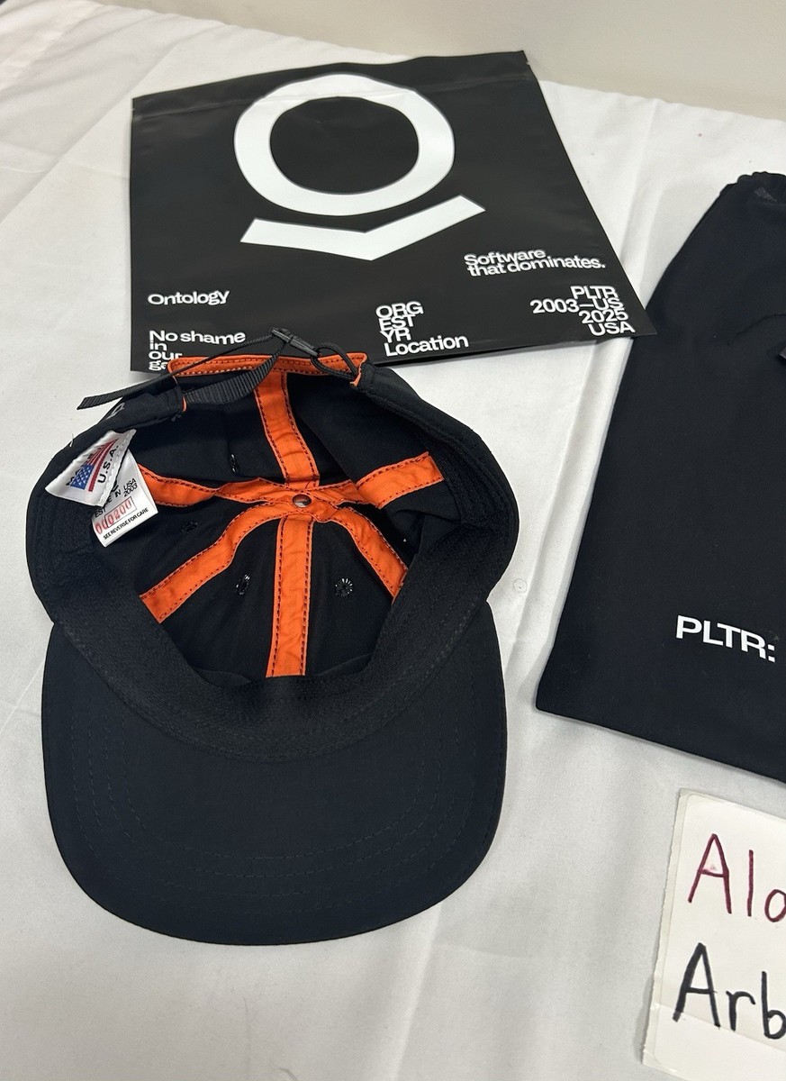 Palantir PLTR Black Adjustable Official Cap Hat 206/500 100