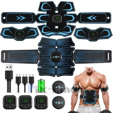 NEW Abdominal Muscle Core Toning Trainer EMS Unit Stimulator Flex Toner Tactical