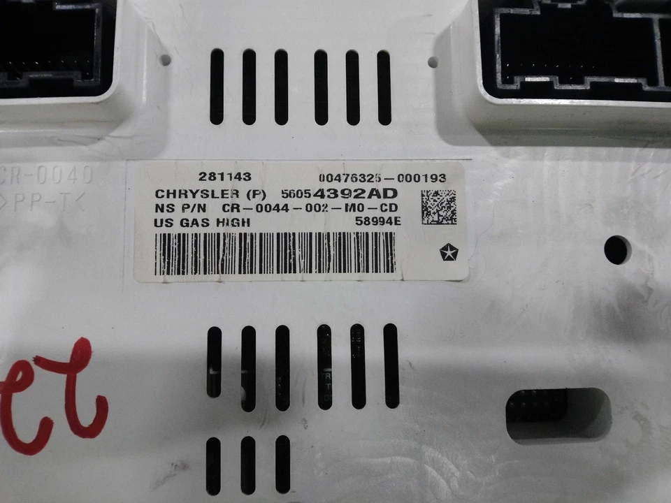 2015 JEEP WRANGLER Speedometer Gauge OEM Grey 146K Miles NJ25-22108-553901 - Image 2 of 4