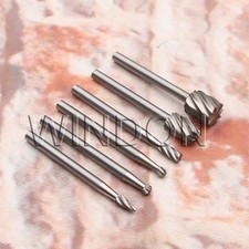 HSS Rotary Multi Tool Burr Routing Router Bit Mill Cutter Attachment for Dremel