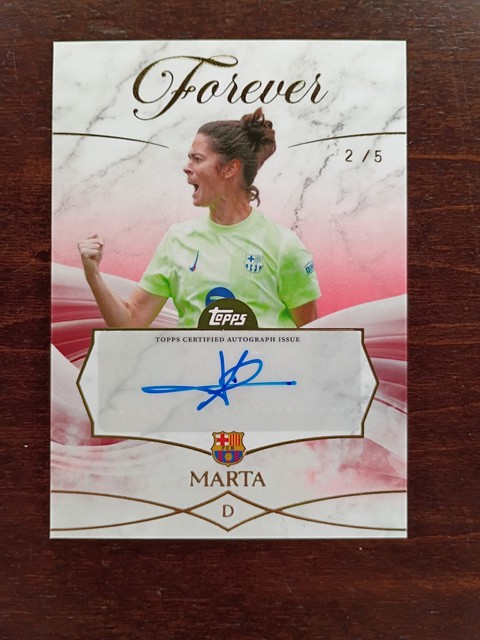 2025-26 Topps Forever FC Barcelona Marta Torrejon Autograph Red /5