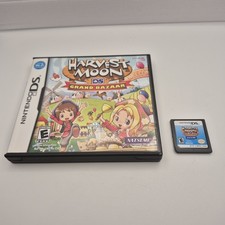 Harvest Moon DS: Grand Bazaar (Nintendo DS, 2010) - No Manual - Authentic