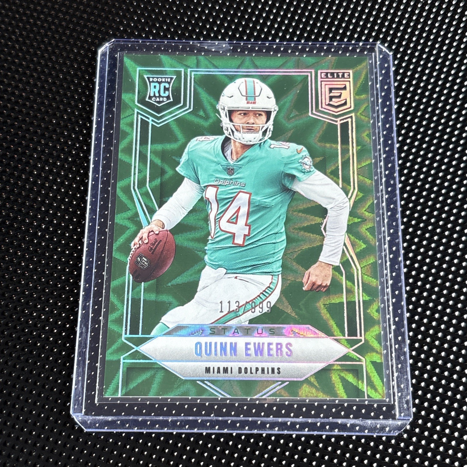 2025 Donruss Elite #116 Green Aspiration Quinn Ewers RC /999