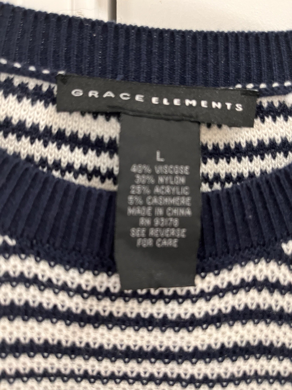 “GRACE ELEMENTS” Designer Cashmere Blend Double P… - image 3