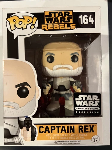 Funko Pop Star Wars Rebels Smugglers Bounty Captain Rex Vinyl Figure #164