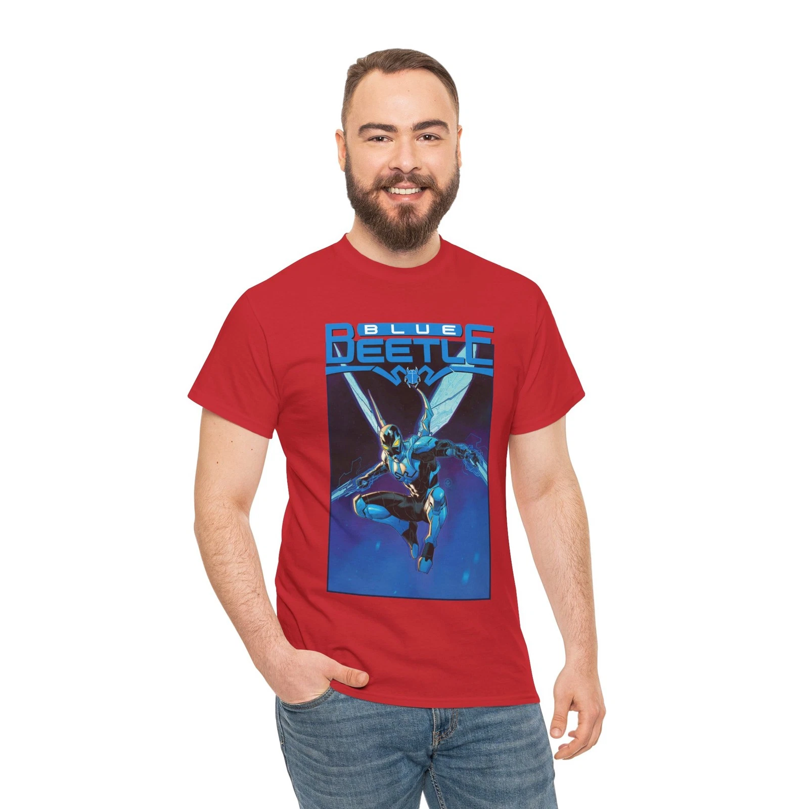 Blue Beetle T-Shirt - Dan Mora Art - Jaime Reyes - DC Comics