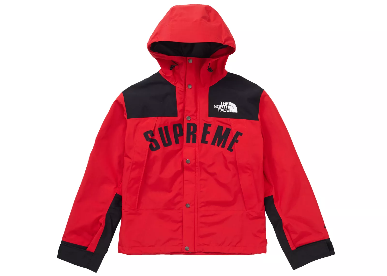 NEUF Supreme x The North Face Arc Logo Mountain Gortex Parka Rouge SS19 Taille Moyenne
