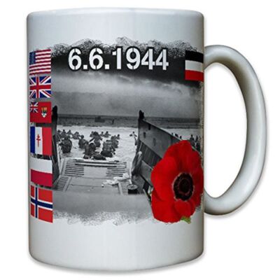 D-DAY 6.6.1944 Operation Overlord Into the Jaws of Death Omaha - Tasse #12473