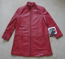 Tibor Leathers Women’s Car Coat Jacket Size S Nwt