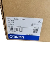 NJ301-1200 New Sealed OMRON CPU Unit PLC MODULE NJ301-1200