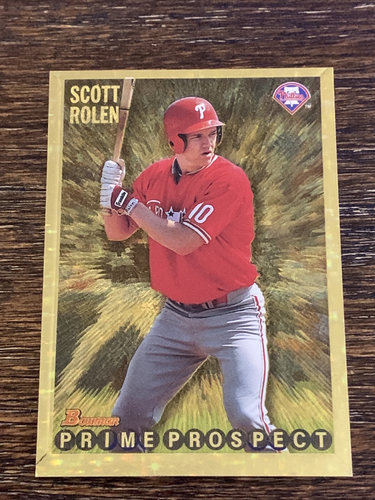 1995 BOWMAN GOLD FOIL SCOTT ROLEN #271 SP PHILLIES NM OR BETTER RC ROOKIE