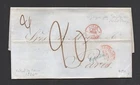 + RARE LETTER LATE CONVOY / ENTRY BY SPAIN / INDEX 17 / XA538