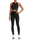 Adidas By Stella McCartney TRUEPURPOSE PERFORATED Stretch Leggings. Color Black