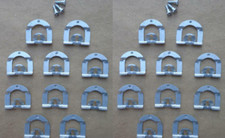 20 Nos Glass Molding Clips For 1966 Up Olds Cadillac Chevrolet Pontiac Buick