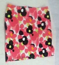 New York  Company Stretch Multi-Color Floral Zip Back Skirt Size 16 defoors16