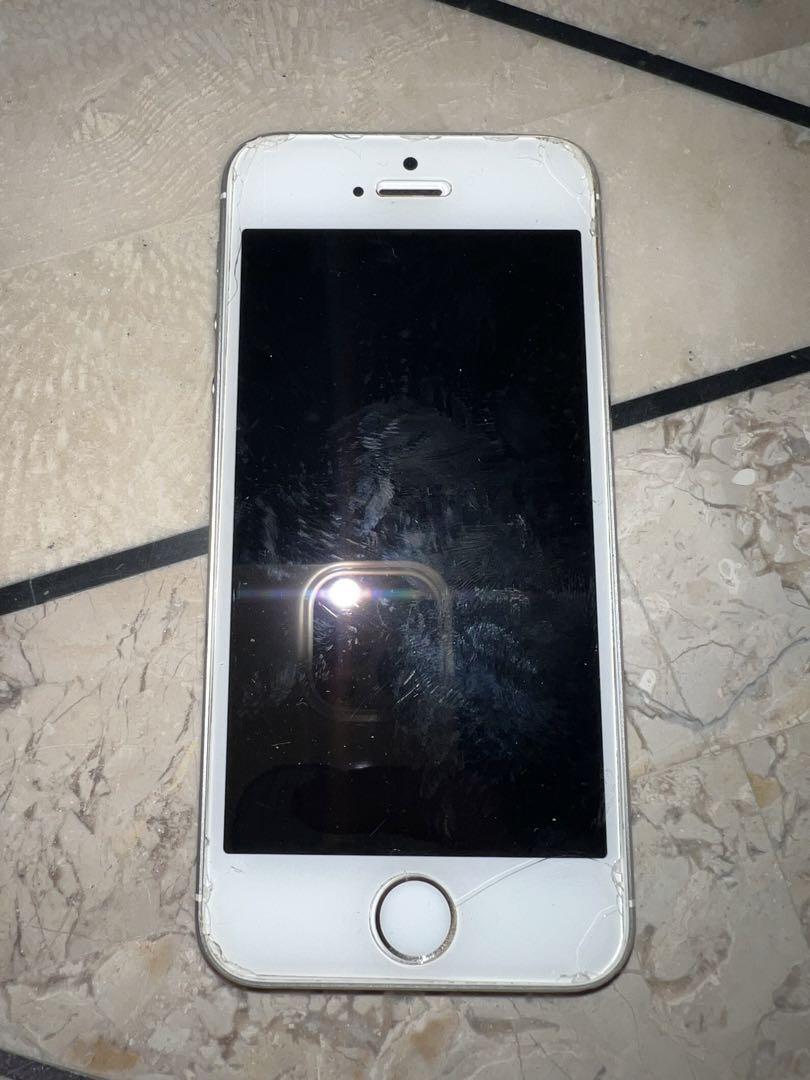 Iphone 5S Silver Junk | eBay