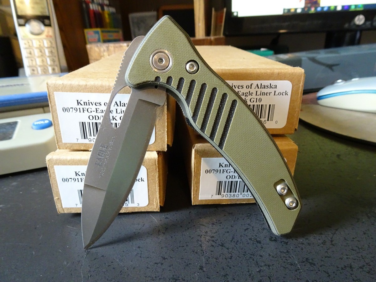 KNIVES OF ALASKA EAGLE FOLDER 4.25