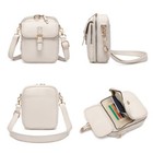 Retro Crossbody Bag With Adjustable Strap Card Slots Wallet PU Phone Bags