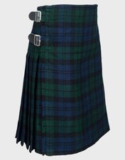 5 Yard Scottish Kilt 16oz   Black Watch Tartan  Classic Highland Wear
