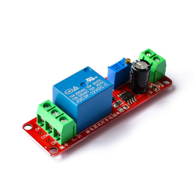 10pcs DC12V NE555 Delay Time Switch 0-10 Second Relay Timing Timer Module 