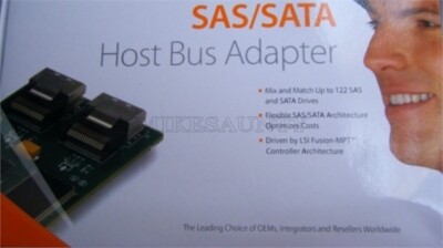 1Pcs Lsi Sas 3081E-R 3Gb/S 8 Port Sata Host Adapter Controller Card Plc Modul qq