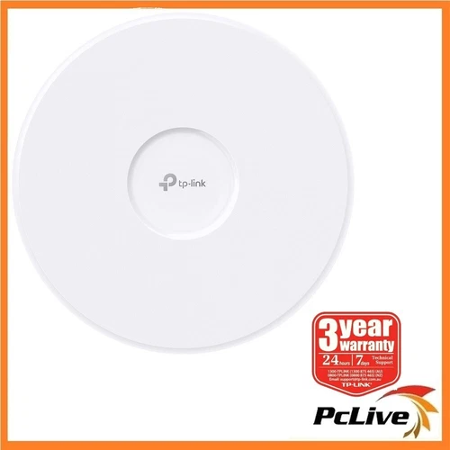 TP-Link EAP773 BE9300 Ceiling Mount Tri-Band WiFi 7 Access Point PoE 10Gbps Port - Picture 1 of 5