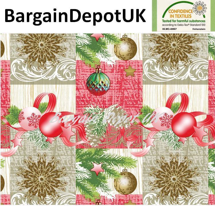 Mantel de vinilo limpio para limpiar PVC de Navidad TODOS LOS TAMAÑOS - Código: F848-2