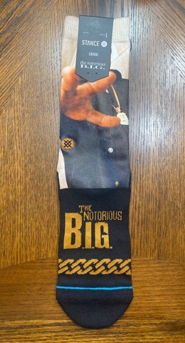 Stance Shakur Makaveli & Notorious B.I.G Large Men's 9-13 Crew Socks $19.99 Each - Picture 10 of 10