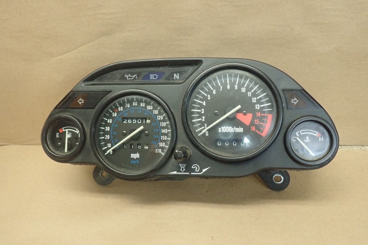 時計 GTGT 1994 KAWASAKI ZX600-E SPEEDOMETER DASH CLUSTER 26,501 MILES