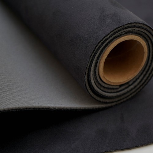 Headliner Stile Alcantara Carbone 3 mm Schiuma/Scrim Schieno Spandex Elastico Pellegrinaggio - Foto 3 di 20
